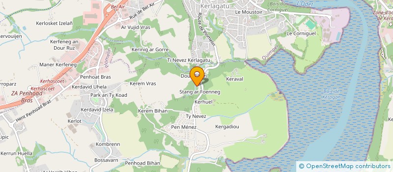 localisation de l'entreprise MADAME GWENAELLE LIGER  PLOMELIN