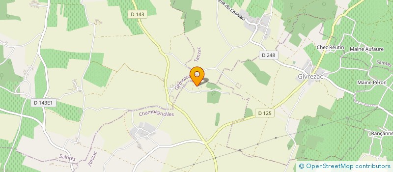 localisation de l'entreprise MADAME GWENAELLE-LLUNA KERDRAON  CHAMPAGNOLLES