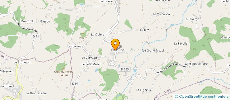 localisation de l'entreprise MADAME GWENAELLE LOZACHMEUR  LARAJASSE