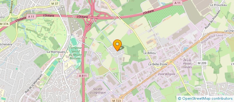 localisation de l'entreprise MADAME GWENAELLE MARROT à CARQUEFOU
