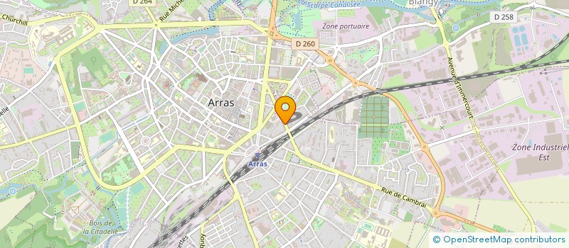 localisation de l'entreprise MADAME GWENAELLE MARTIN à ARRAS