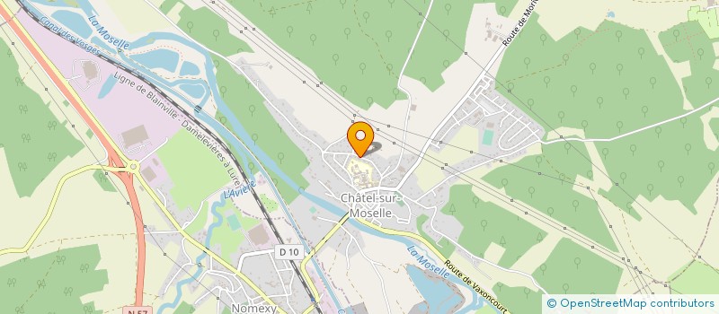 localisation de l'entreprise MADAME GWENAELLE MENDES  CHATEL-SUR-MOSELLE