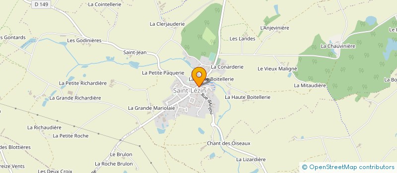 localisation de l'entreprise MADAME GWENAELLE MERIEAU  CHEMILLE-EN-ANJOU