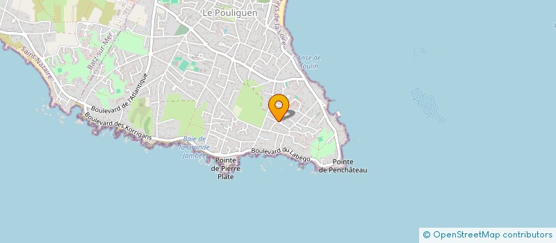 localisation de l'entreprise MADAME GWENAELLE METAYER  LE POULIGUEN