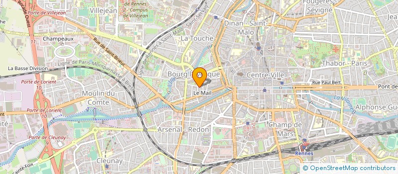 localisation de l'entreprise MADAME GWENAELLE MICHELS  RENNES