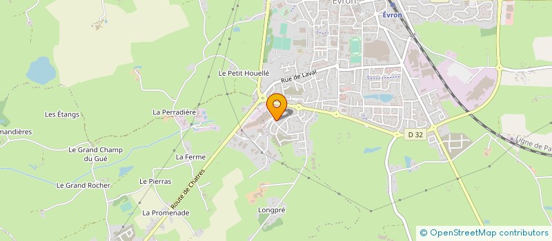 localisation de l'entreprise MADAME GWENAELLE MILLE  EVRON