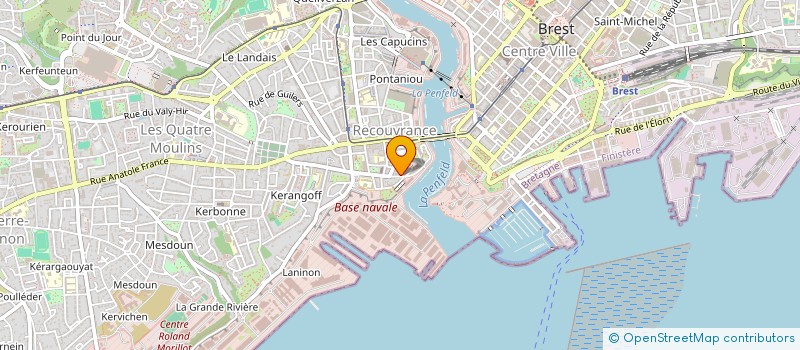 localisation de l'entreprise MADAME GWENAELLE MONFORT à BREST