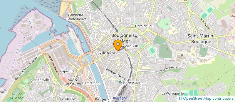 localisation de l'entreprise MADAME GWENAELLE MONY à BOULOGNE-SUR-MER