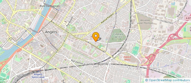 localisation de l'entreprise MADAME GWENAELLE MULOT  ANGERS