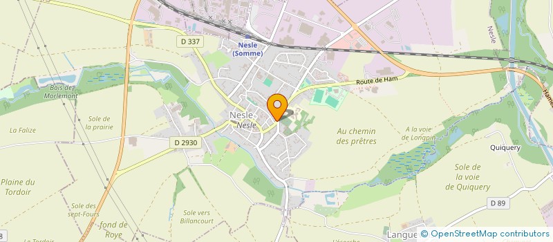 localisation de l'entreprise MADAME GWENAELLE NUNCQ à NESLE