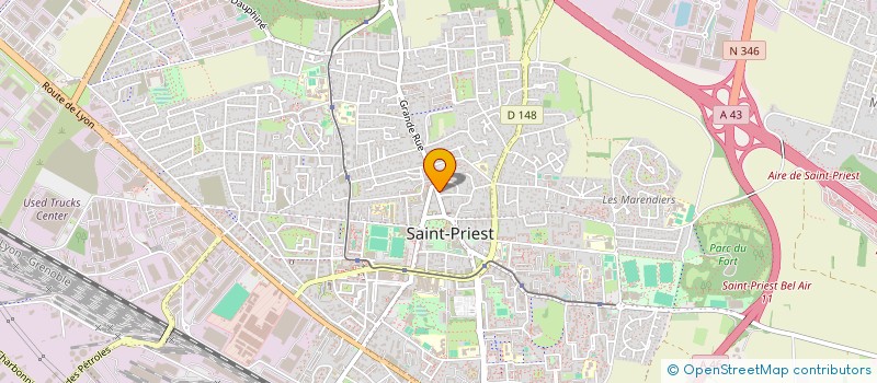 localisation de l'entreprise MADAME GWENAELLE PASCUAL  SAINT-PRIEST