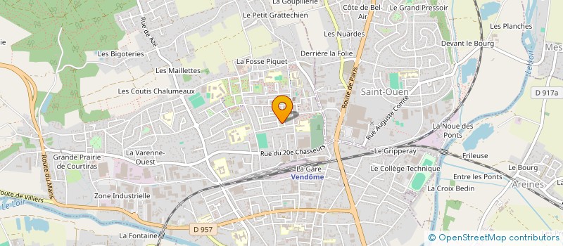 localisation de l'entreprise MADAME GWENAELLE PECHOT à VENDOME