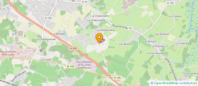 localisation de l'entreprise MADAME GWENAELLE PELIAN à HAUTE-GOULAINE