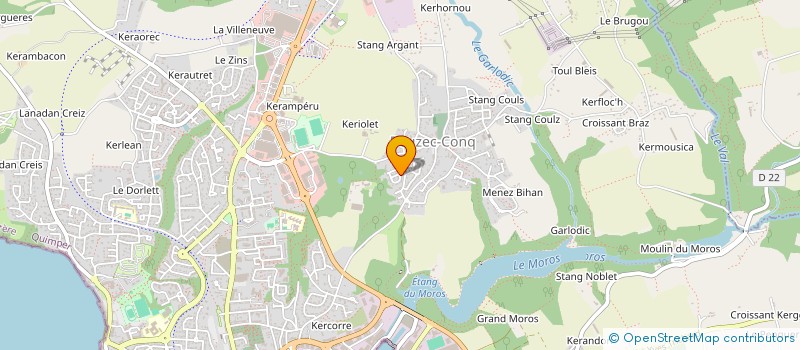 localisation de l'entreprise MADAME GWENAELLE PELLAY à CONCARNEAU