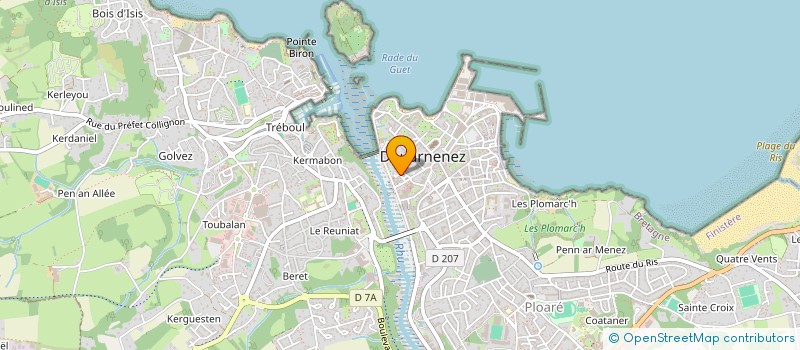 localisation de l'entreprise MADAME GWENAELLE PERON à DOUARNENEZ