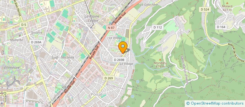 localisation de l'entreprise MADAME GWENAELLE PERON  SAINT-MARTIN-D'HERES