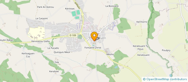 localisation de l'entreprise MADAME GWENAELLE PERRIER  PLOUGONVEN