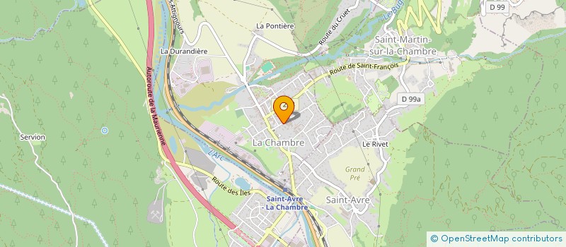 localisation de l'entreprise MADAME GWENAELLE PIERRELEE  LA CHAMBRE