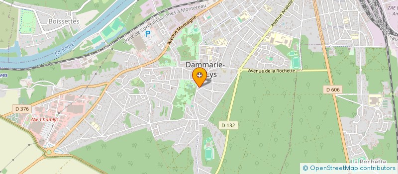 localisation de l'entreprise MADAME GWENAELLE PIGEAU à DAMMARIE-LES-LYS
