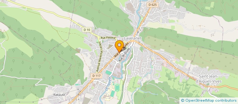 localisation de l'entreprise MADAME GWENAELLE PLOUGONVEN  LAVELANET