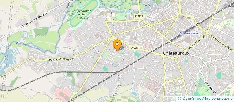 localisation de l'entreprise MADAME GWENAELLE POULIQUEN à CHATEAUROUX