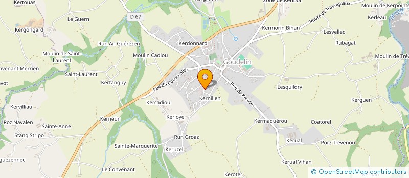 localisation de l'entreprise MADAME GWENAELLE PRECHEUR  PLEHEDEL