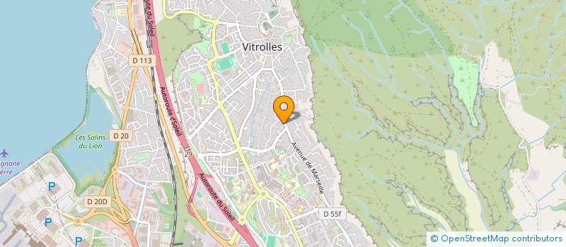 localisation de l'entreprise MADAME GWENAELLE RAISON  VITROLLES