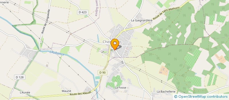 localisation de l'entreprise MADAME GWENAELLE RAVALAIS à BRISSAC LOIRE AUBANCE