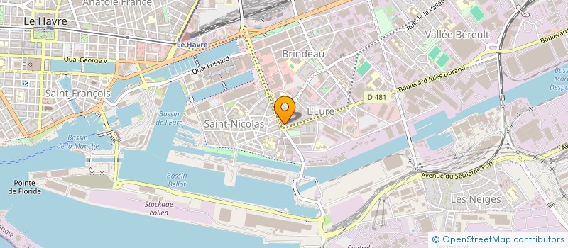 localisation de l'entreprise MADAME GWENAELLE RAZER  LE HAVRE