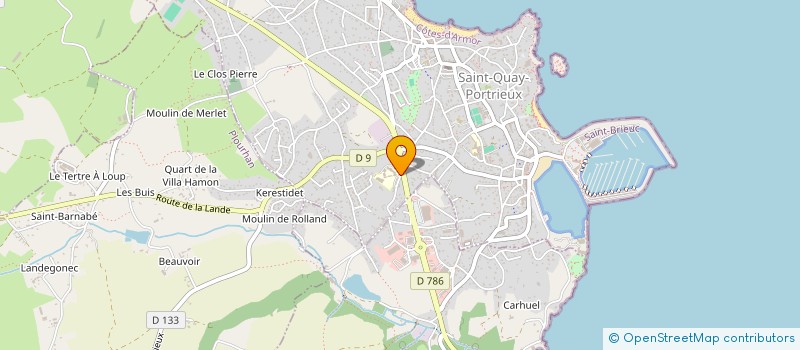 localisation de l'entreprise MADAME GWENAELLE RIAULT  SAINT-QUAY-PORTRIEUX