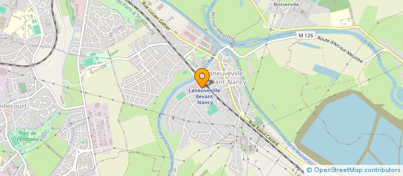 localisation de l'entreprise MADAME GWENAELLE ROBERT  LANEUVEVILLE-DEVANT-NANCY