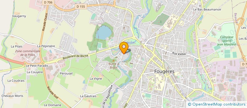 localisation de l'entreprise MADAME GWENAELLE ROPERS à FOUGERES