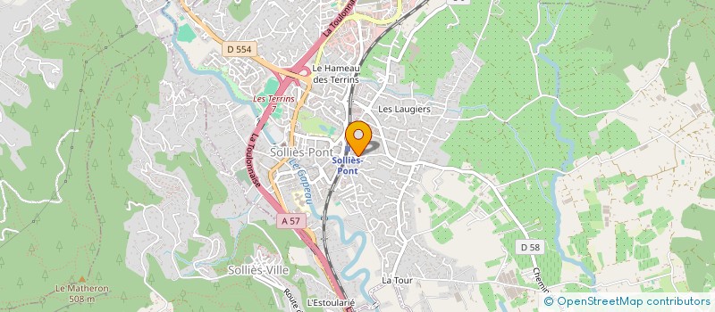 localisation de l'entreprise MADAME GWENAELLE RUMELHARD  SOLLIES-PONT