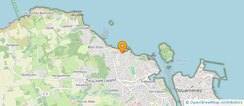 localisation de l'entreprise MADAME GWENAELLE SALAUN  DOUARNENEZ