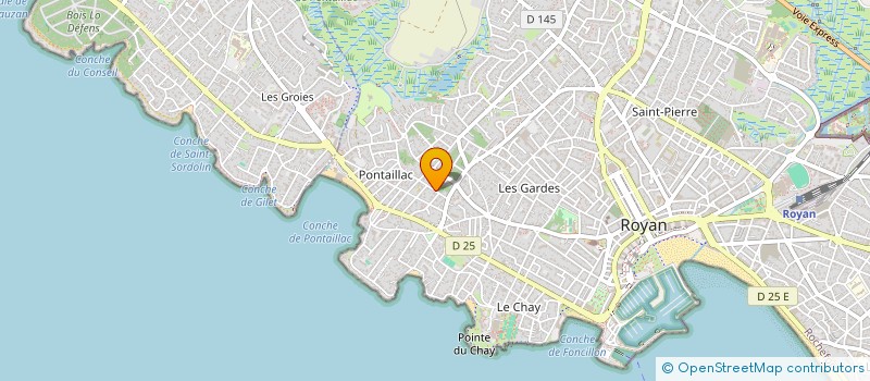 localisation de l'entreprise MADAME GWENAELLE SALVIAC  VAUX-SUR-MER