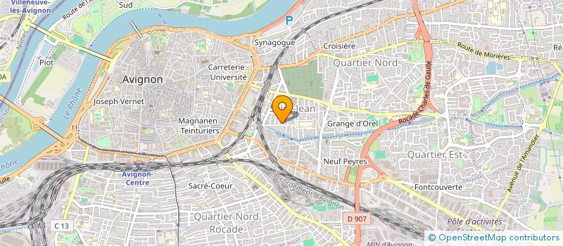 localisation de l'entreprise MADAME GWENAELLE SANCHEZ  AVIGNON