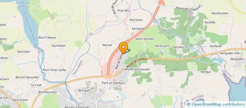 localisation de l'entreprise MADAME GWENAELLE SANSON  PONT-L'ABBE