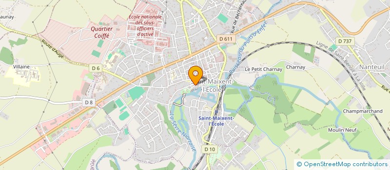 localisation de l'entreprise MADAME GWENAELLE SANTIN  SAINT-MAIXENT-L'ECOLE