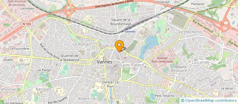 localisation de l'entreprise MADAME GWENAELLE SAPIN à VANNES