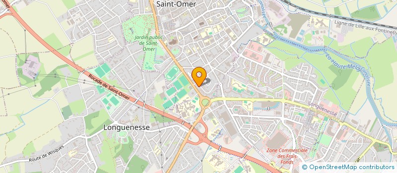localisation de l'entreprise MADAME GWENAELLE SENECHAL à SAINT-OMER