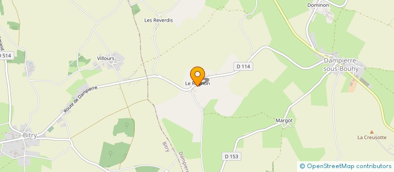 localisation de l'entreprise MADAME GWENAELLE SERVAES à DAMPIERRE SOUS BOUHY