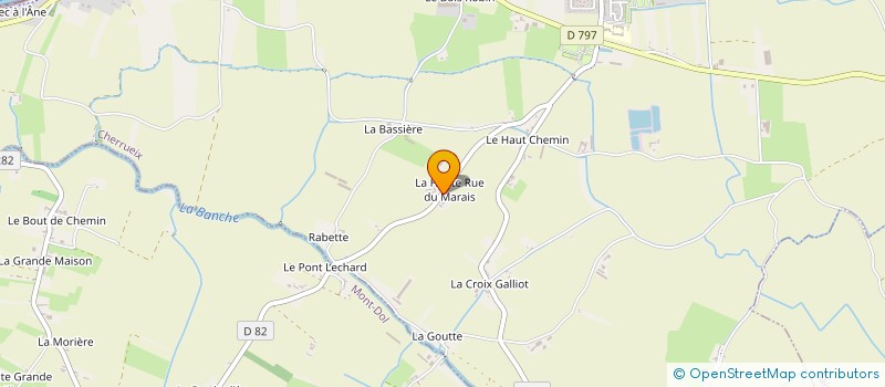 localisation de l'entreprise MADAME GWENAELLE TELLIER  CHERRUEIX