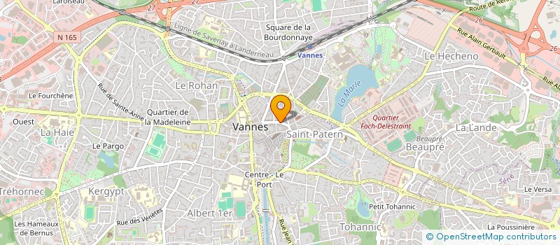 localisation de l'entreprise MADAME GWENAELLE TOUZE à VANNES