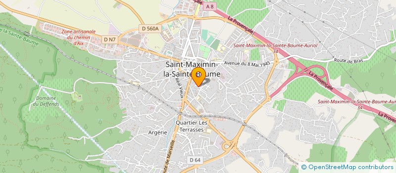 localisation de l'entreprise MADAME GWENAELLE TRON à SAINT-MAXIMIN-LA-SAINTE-BAUME