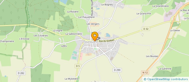 localisation de l'entreprise MADAME GWENAELLE VALLEE à TOUROUVRE AU PERCHE