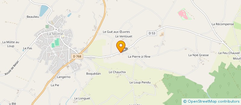 localisation de l'entreprise MADAME GWENAELLE VALY à LA MOTTE