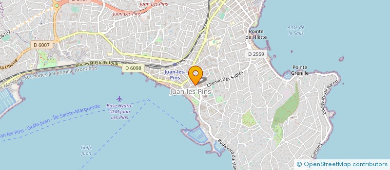 localisation de l'entreprise MADAME GWENAELLE VIAUD à ANTIBES