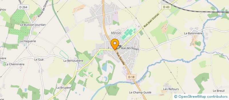 localisation de l'entreprise MADAME GWENAELLE VIRGILE à MESSEI