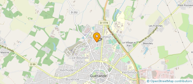 localisation de l'entreprise MADAME GWENAELLE VITRE  GUERANDE