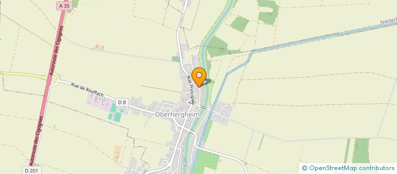 localisation de l'entreprise MADAME GWENAELLE WANECQ  OBERHERGHEIM